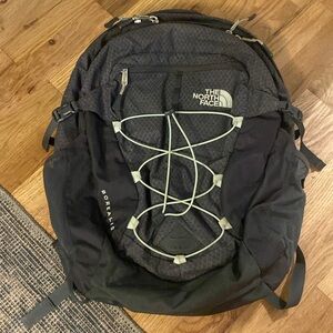 North Face Borealis Backpack Grey Teal Baby Blue